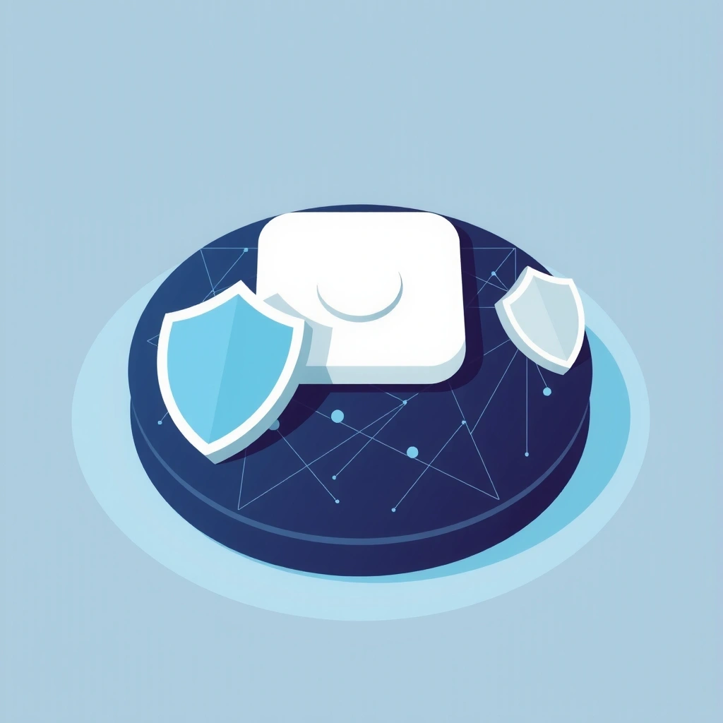 Cookie illustration showing digital data protection