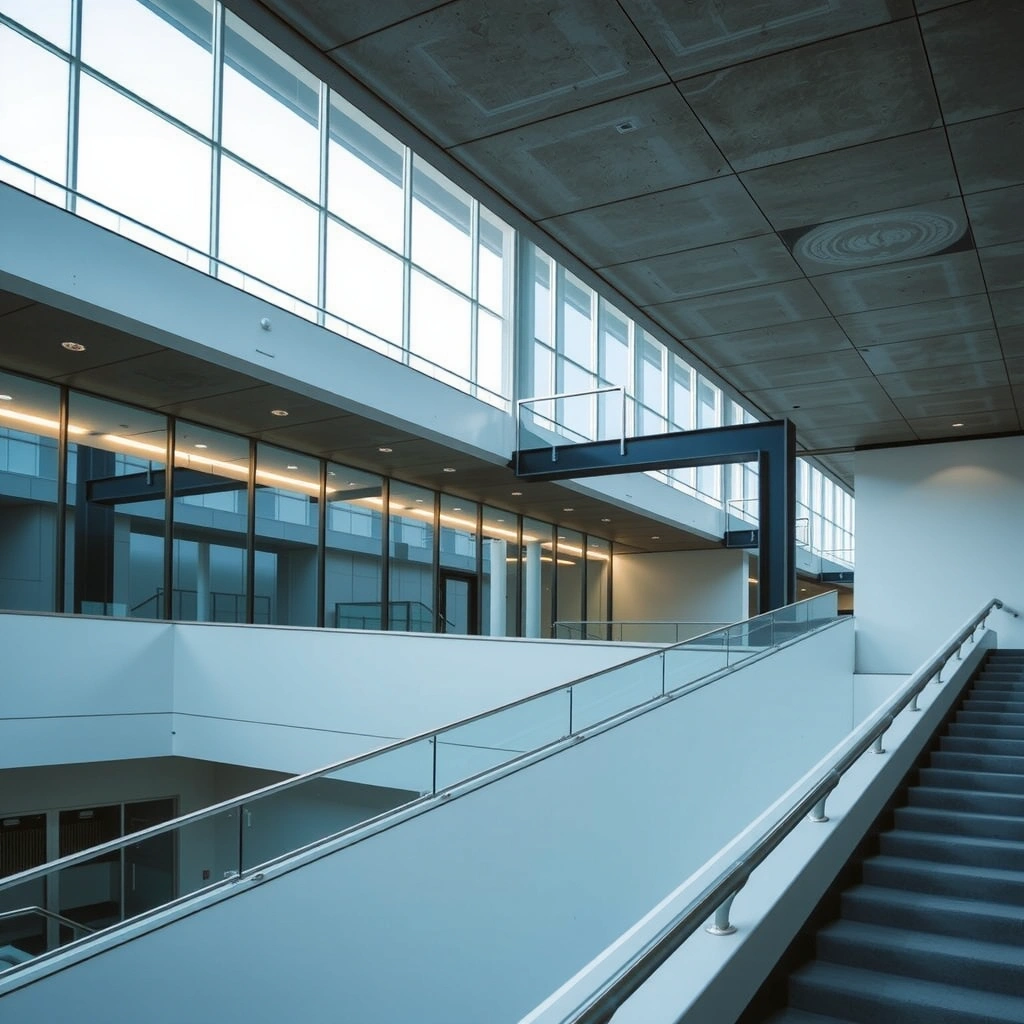 Modern minimalist architecture background